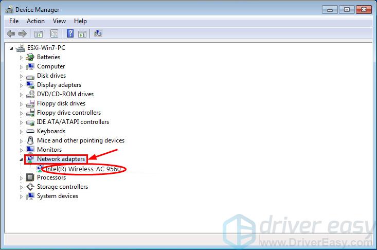 windows 7 wireless driver update